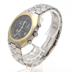 Omega Seamaster Polaris Two-Tone Stainless Steel x Gold-Plated Quartz Watch — Good