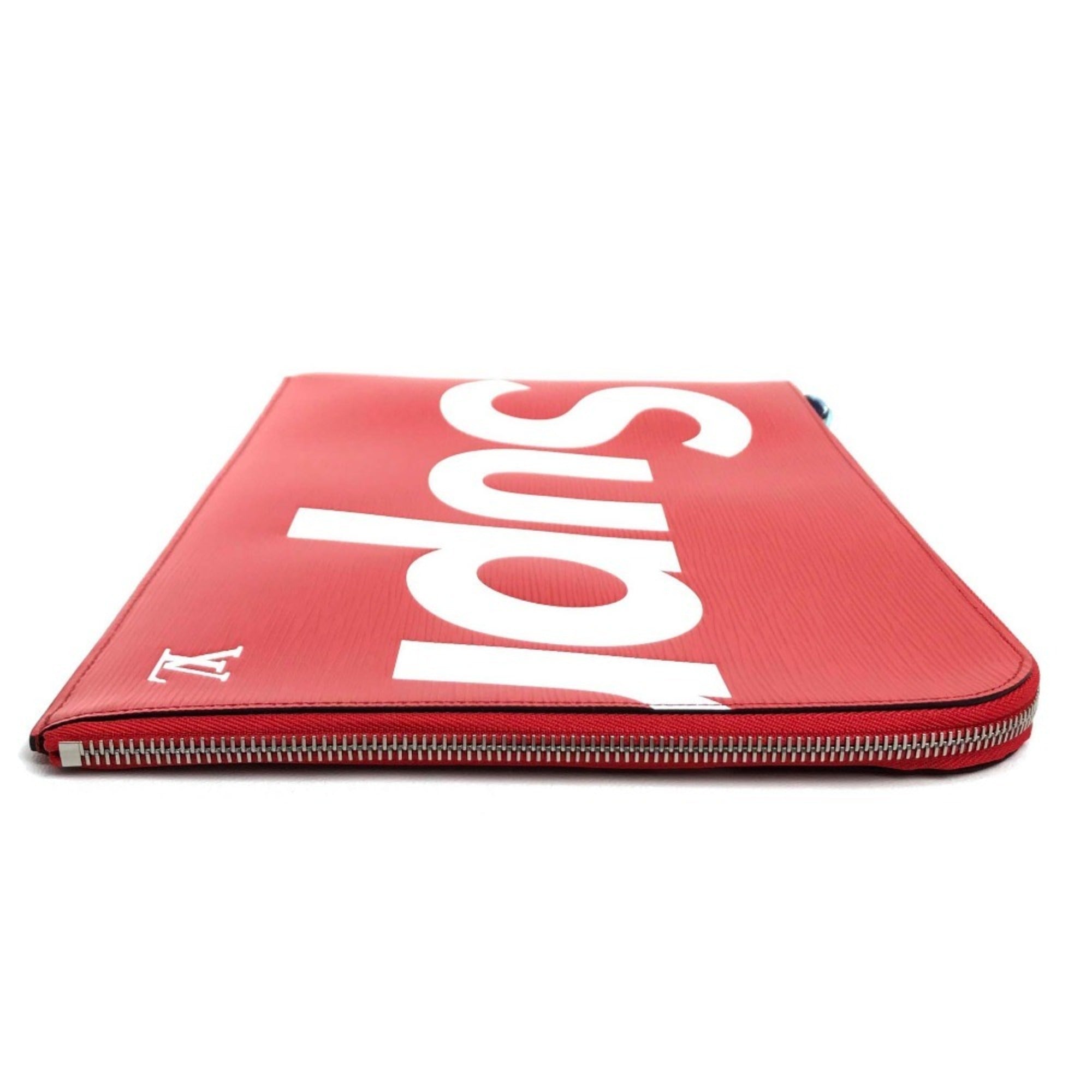 LOUIS VUITTON M67722 Louis Vuitton x Supreme Epi Leather Pochette Jour GM PO.JOUR SP EPI POCHETTE Clutch Bag in Leather, Red, for Men and Women — New - Store Return