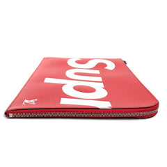 LOUIS VUITTON M67722 Louis Vuitton x Supreme Epi Leather Pochette Jour GM PO.JOUR SP EPI POCHETTE Clutch Bag in Leather, Red, for Men and Women — New - Store Return