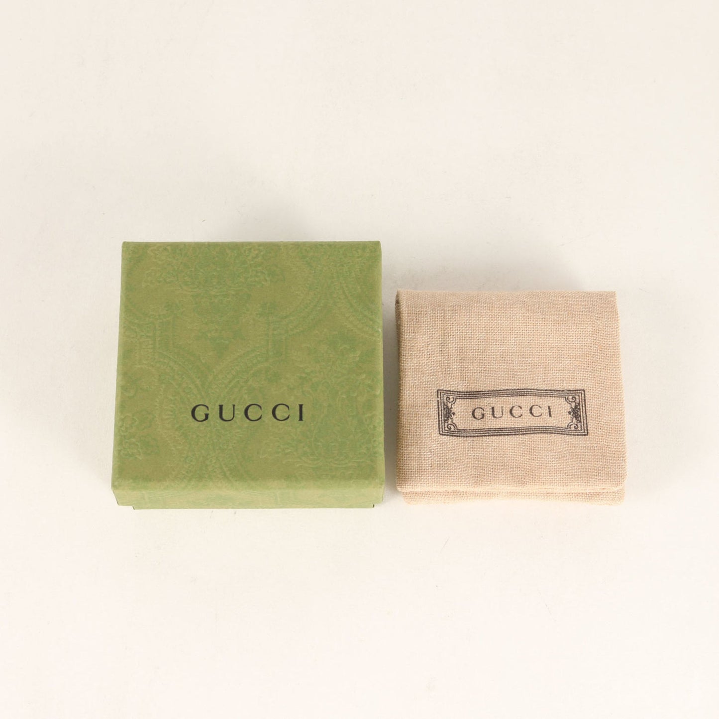 GUCCI Arabesque Heart Ring, Size 17, Ag925 Silver, Men's