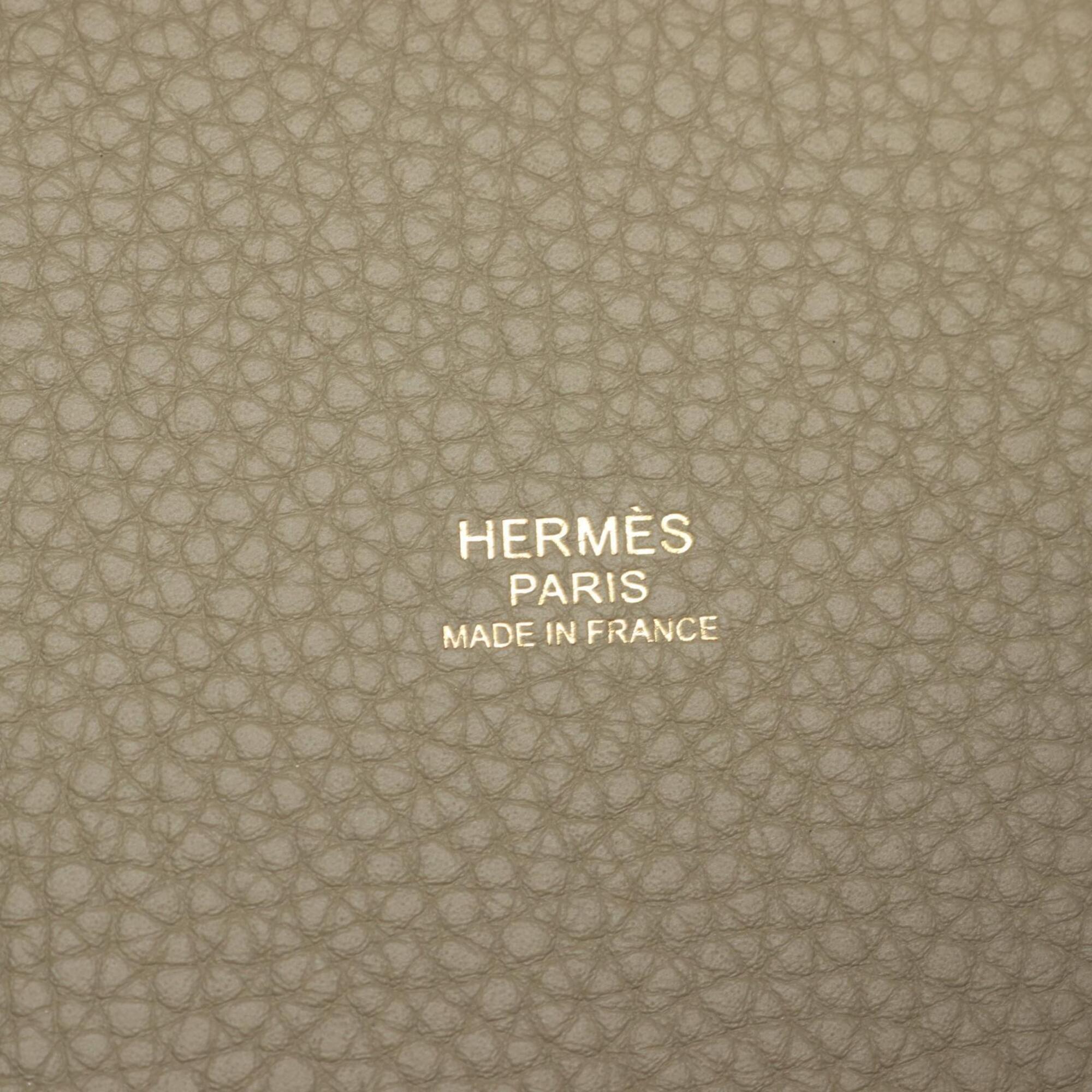 Hermes Picotin Lock PM Handbag, Leather, Taurillon Clemence Women's, Green — New - Store Return