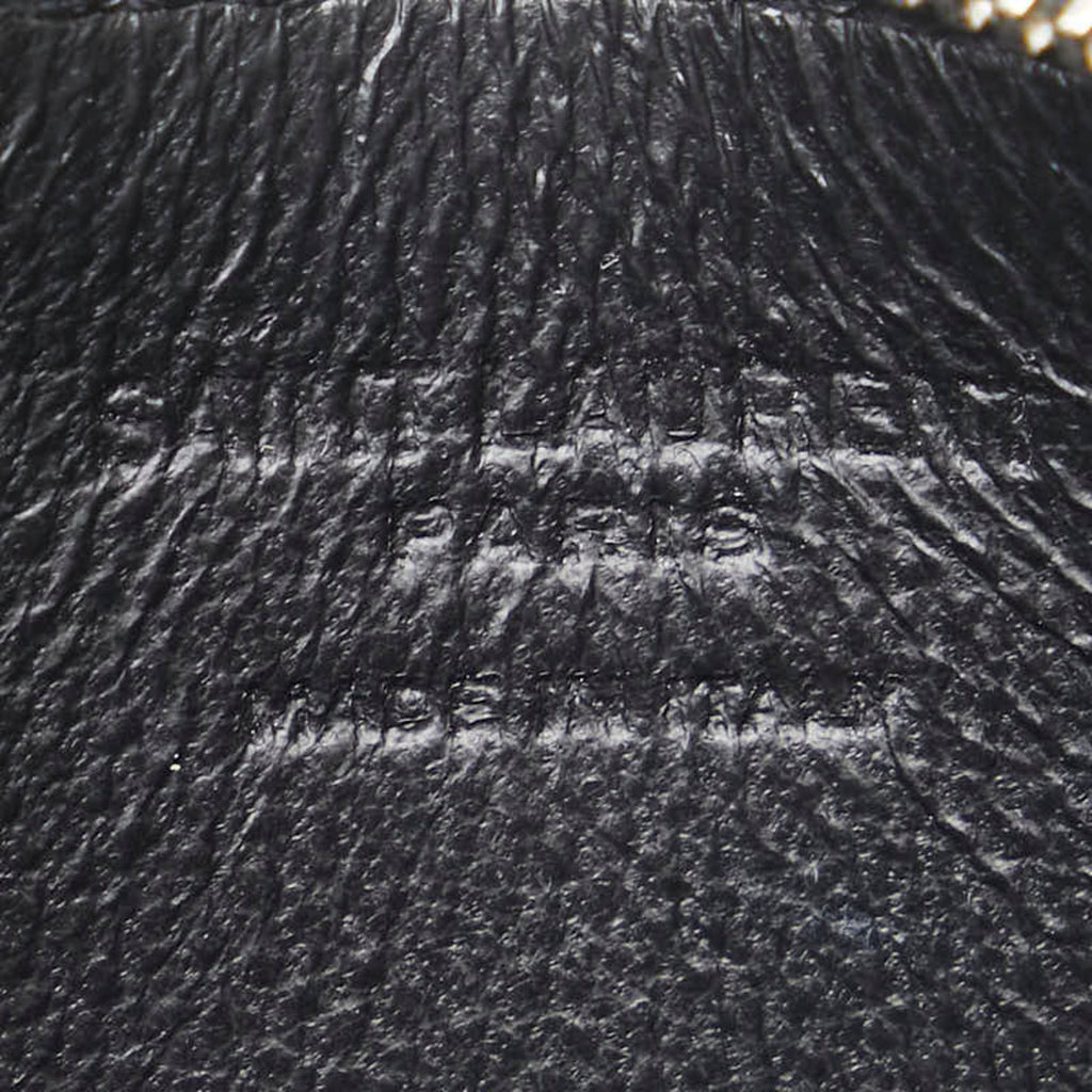 Saint Laurent coin case, pass fragment case 458583, black leather, men's, SAINT LAURENT