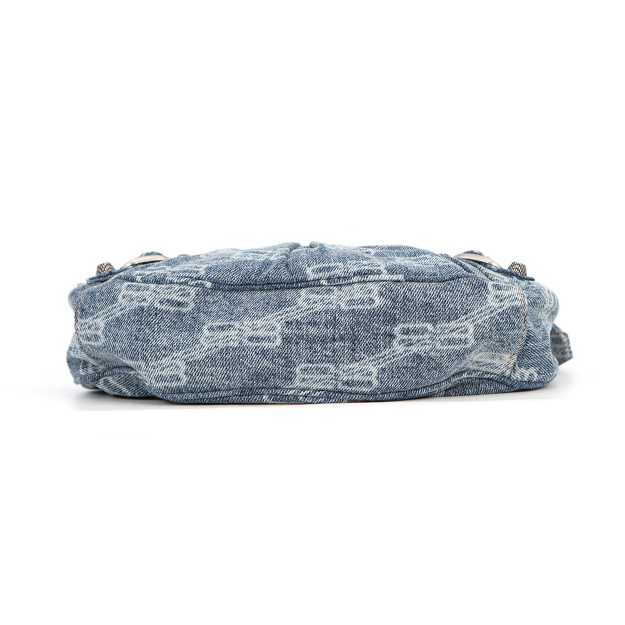 Balenciaga shoulder bag Le Cagole XS denim 671309 BALENCIAGA handbag women's — Like New