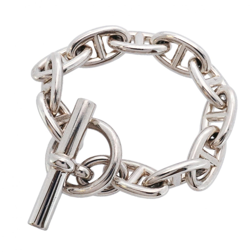 Hermes Chaine d'Ancre GM Bracelet, 11 Links, Silver 925, Women's