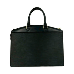 LOUIS VUITTON Louis Vuitton Riviera Epi Leather Genuine Handbag Tote Bag Business Noir 474-3 — Like New