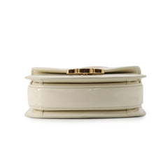 Celine Mini Buzas Patent Leather Handbag 10L063ETZ CELINE 2-way Shoulder Bag White Fendi Women's FENDI — Like New