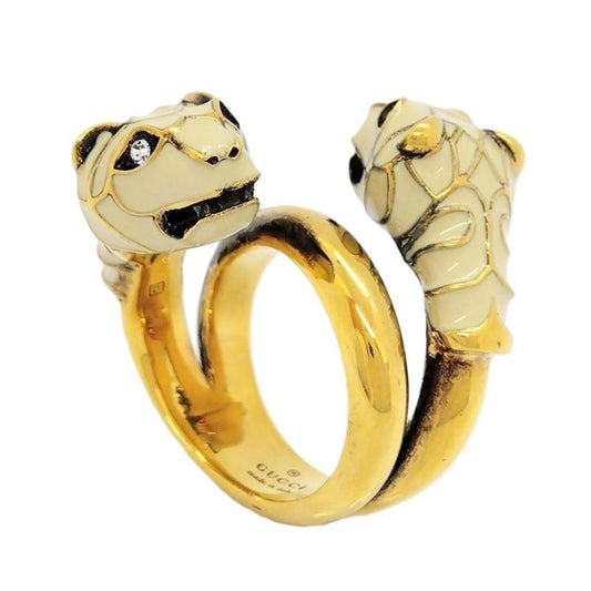 Gucci Tiger Head Ring, size 9