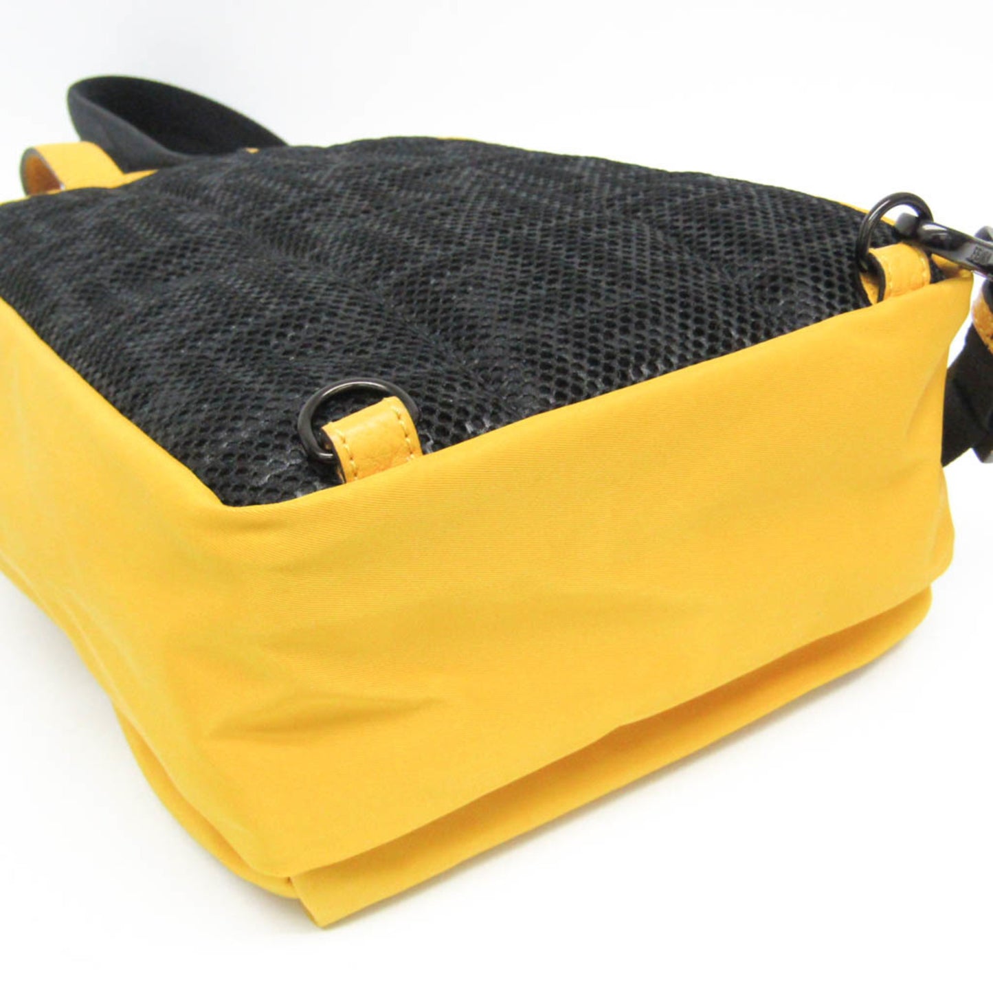 Fendi Fendines 7VZ067 Men,Women Nylon Backpack,Sling Bag Yellow