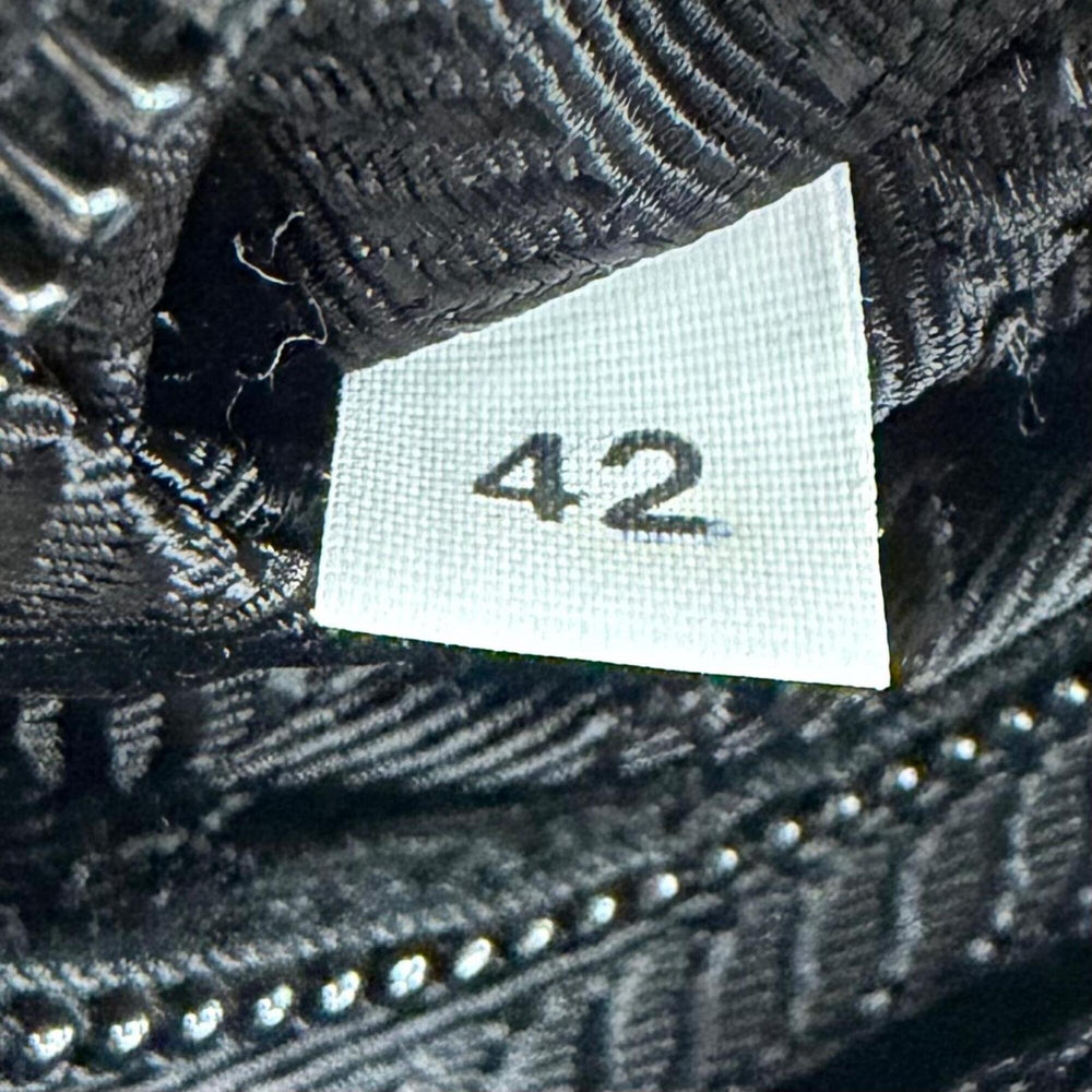 PRADA 1ND339 Micro Re-Nylon Pouch Small Triangle Logo Makeup Black Made in Italy Women's — Like New