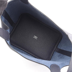Hermes Picotin Lock PM Blue Nuit Handbag, Taurillon Clemence Leather, Women's, Navy — New - Store Return
