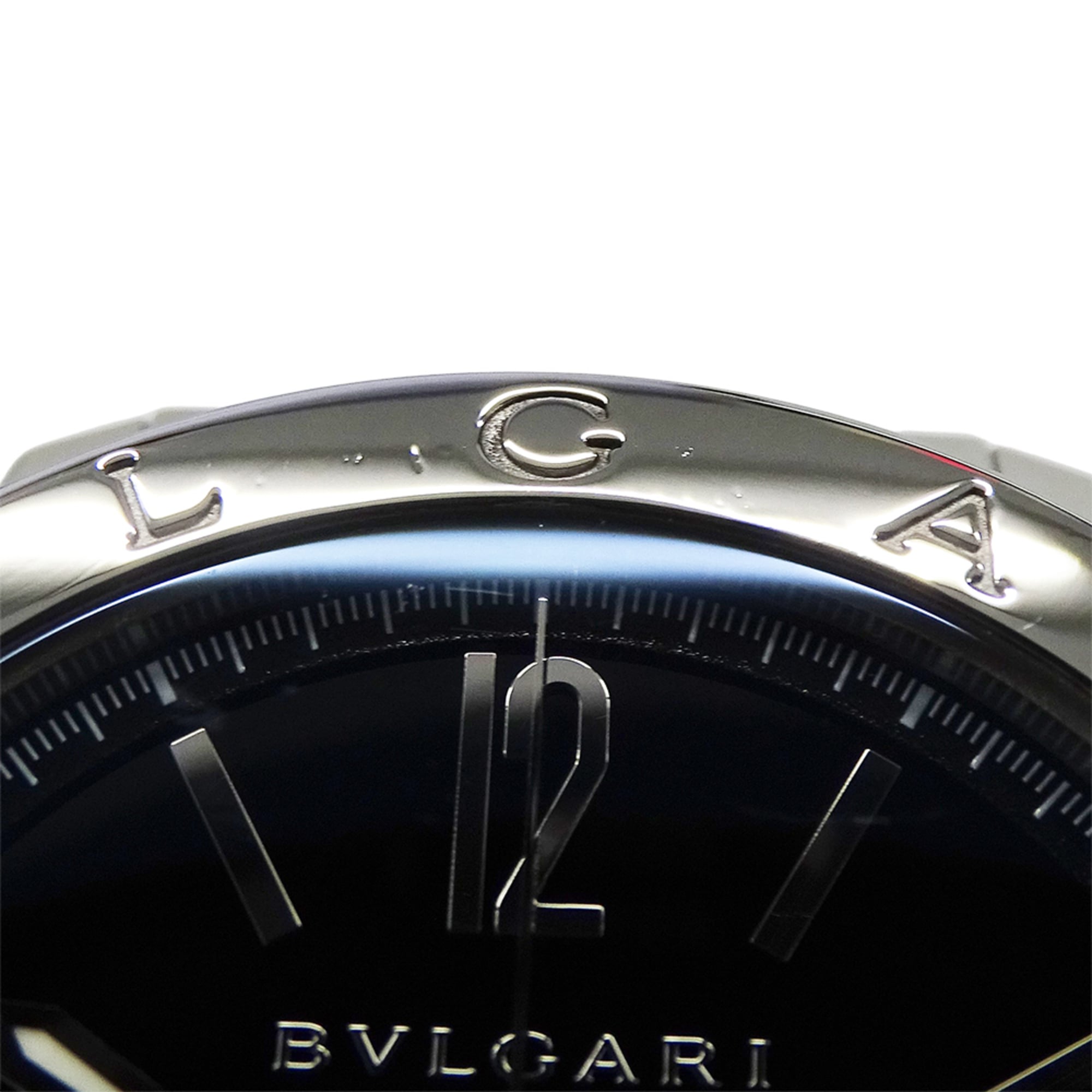 Bulgari BVLGARI Men's Watch, Brand: Chronograph Automatic AT Stainless Steel SS BB41SCH Silver Black — Good