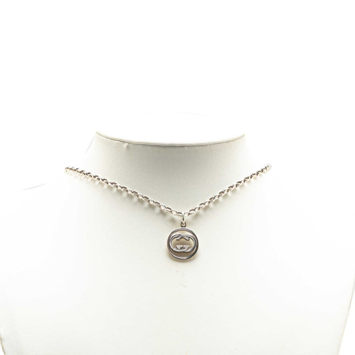 Gucci Interlocking G Necklace in SV925 Silver for Women