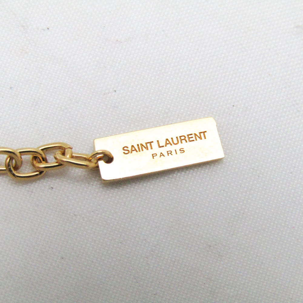 Saint Laurent Metal Charm Bracelet Gold — Like New
