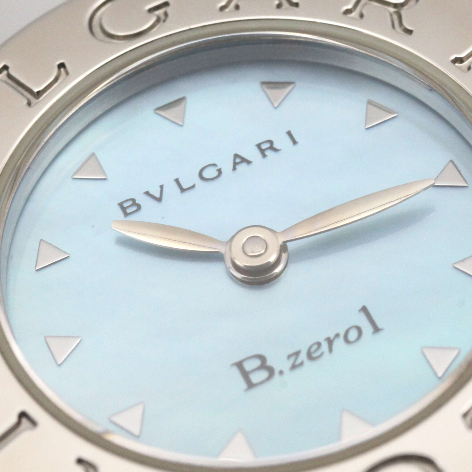 Bulgari BVLGARI B-zero1 Watch, Stainless Steel, Women's, Blue Tone, Shell, BZ22S — Very Good