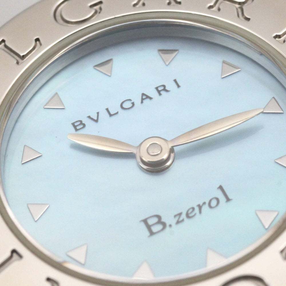Bulgari BVLGARI B-zero1 Watch, Stainless Steel, Women's, Blue Tone, Shell, BZ22S — Very Good