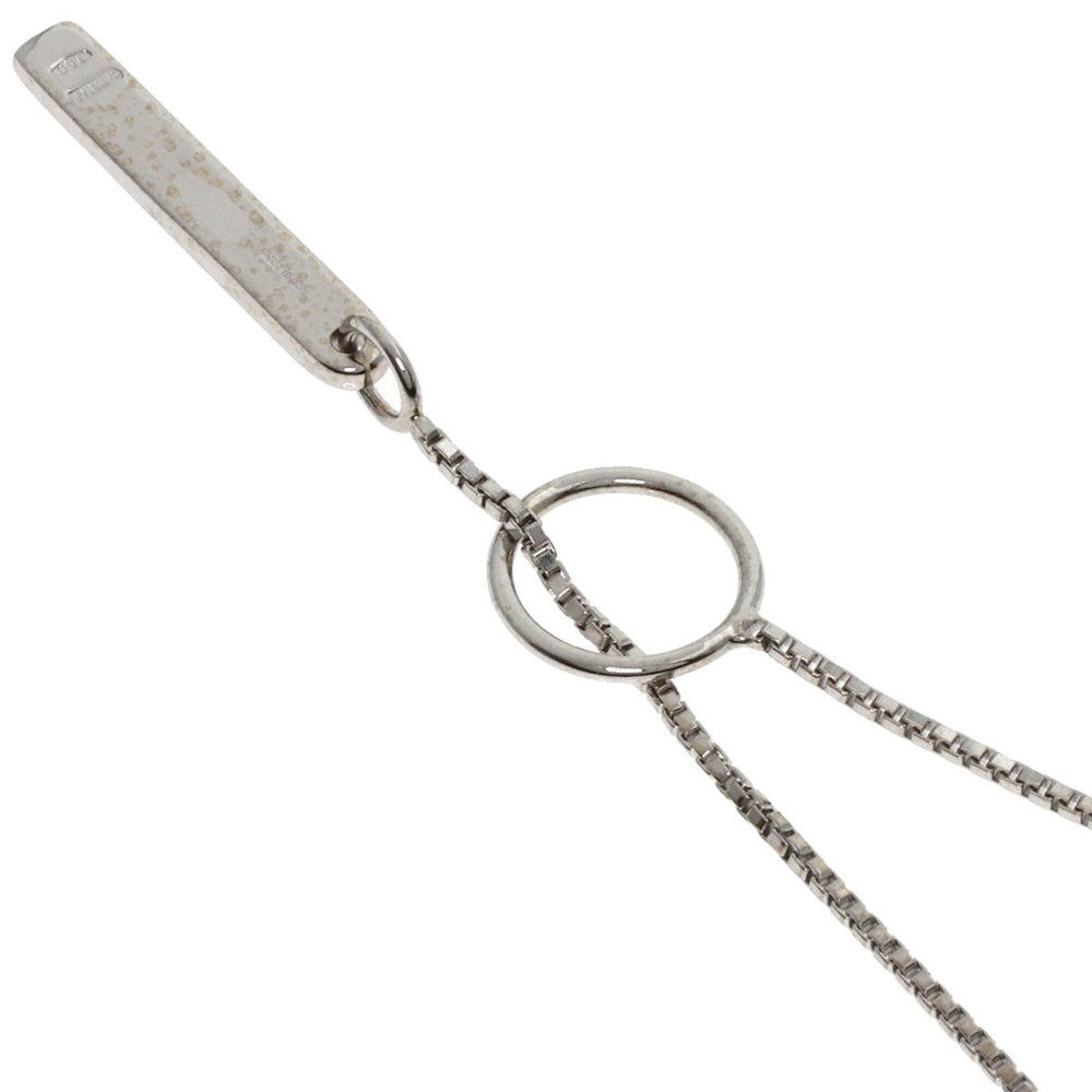 Gucci Lariat Necklace 18K White Gold Women's GUCCI — Like New