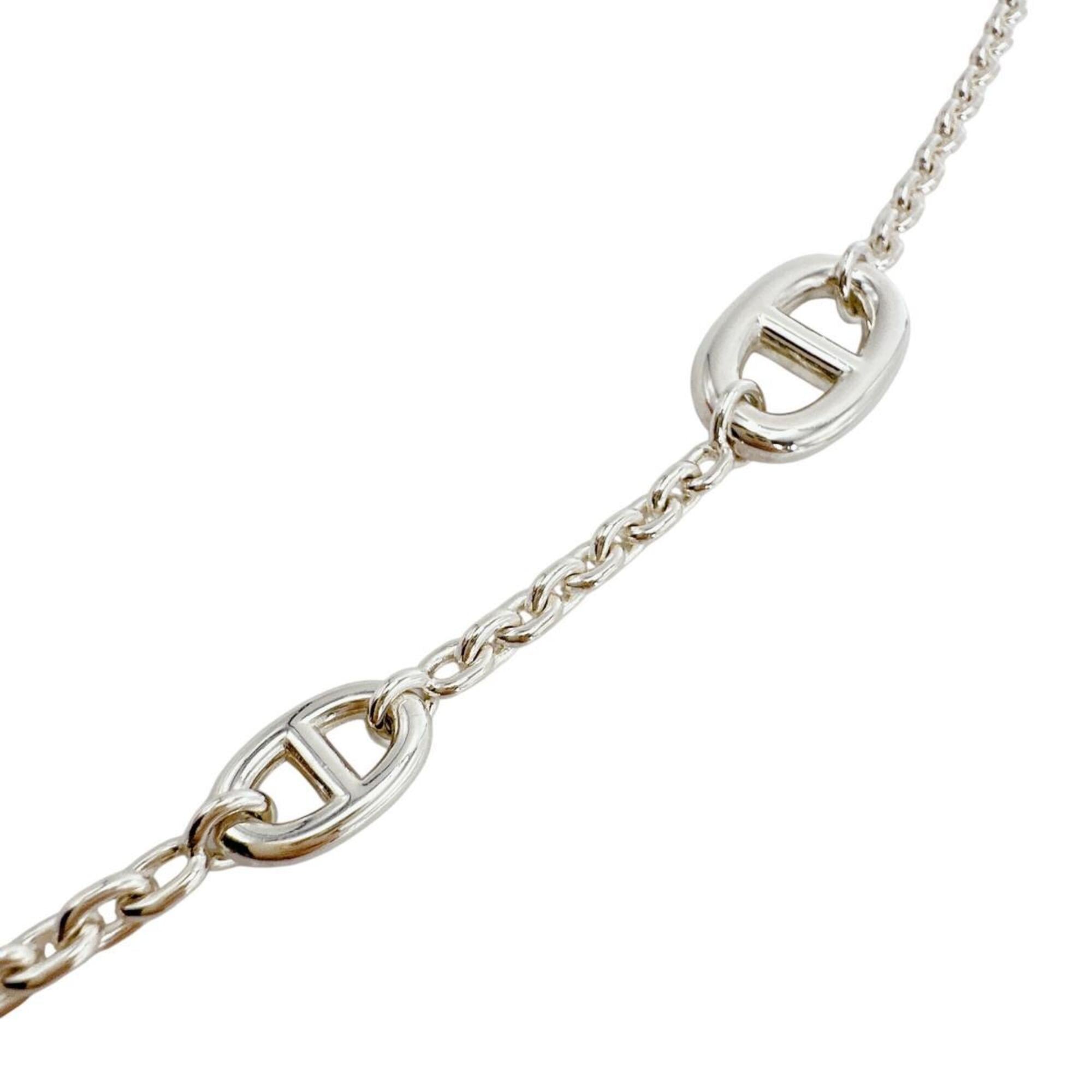 HERMES Farandole Long Necklace Chaine d'Ancre SV925 — Like New