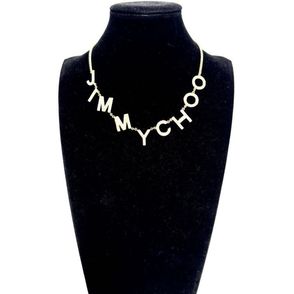 Jimmy Choo Women's Logo Necklace Pendant — Like New