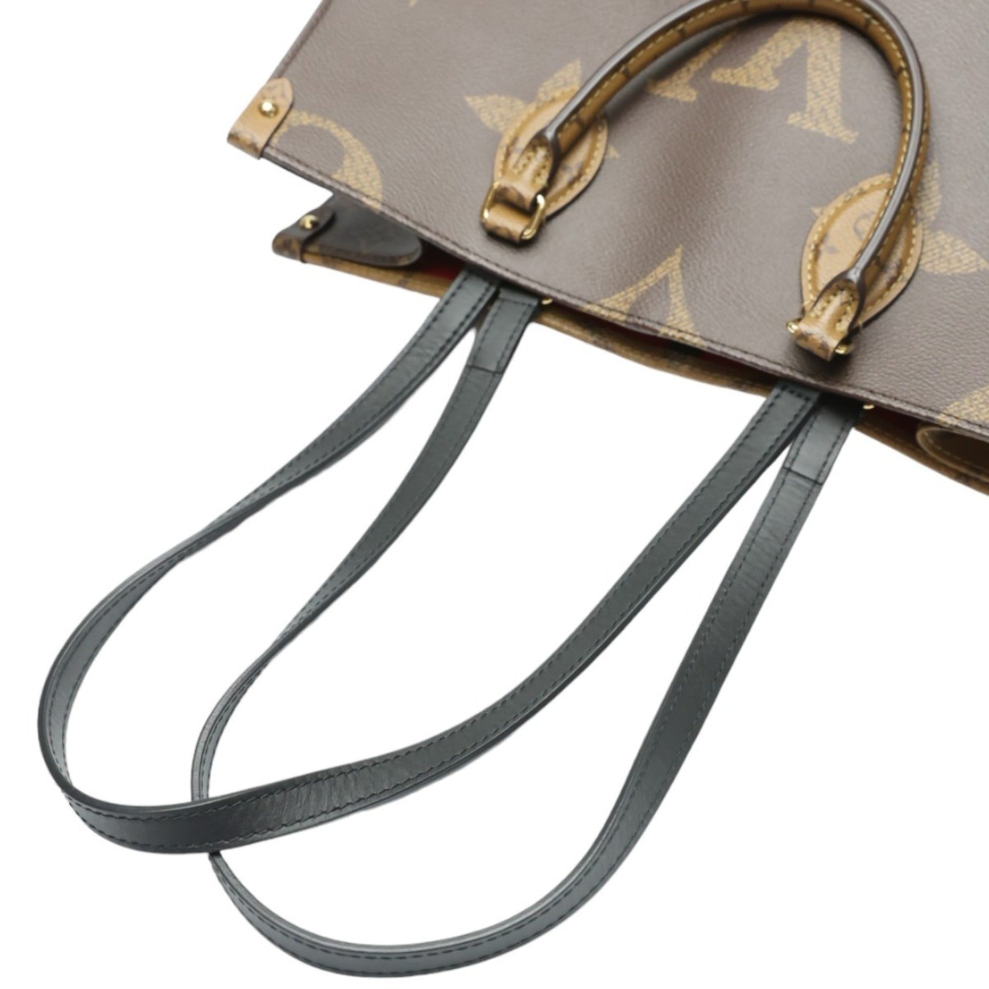 Louis Vuitton LOUIS VUITTON Bag Monogram On the Go MM Canvas M45321 Brown LV — Like New