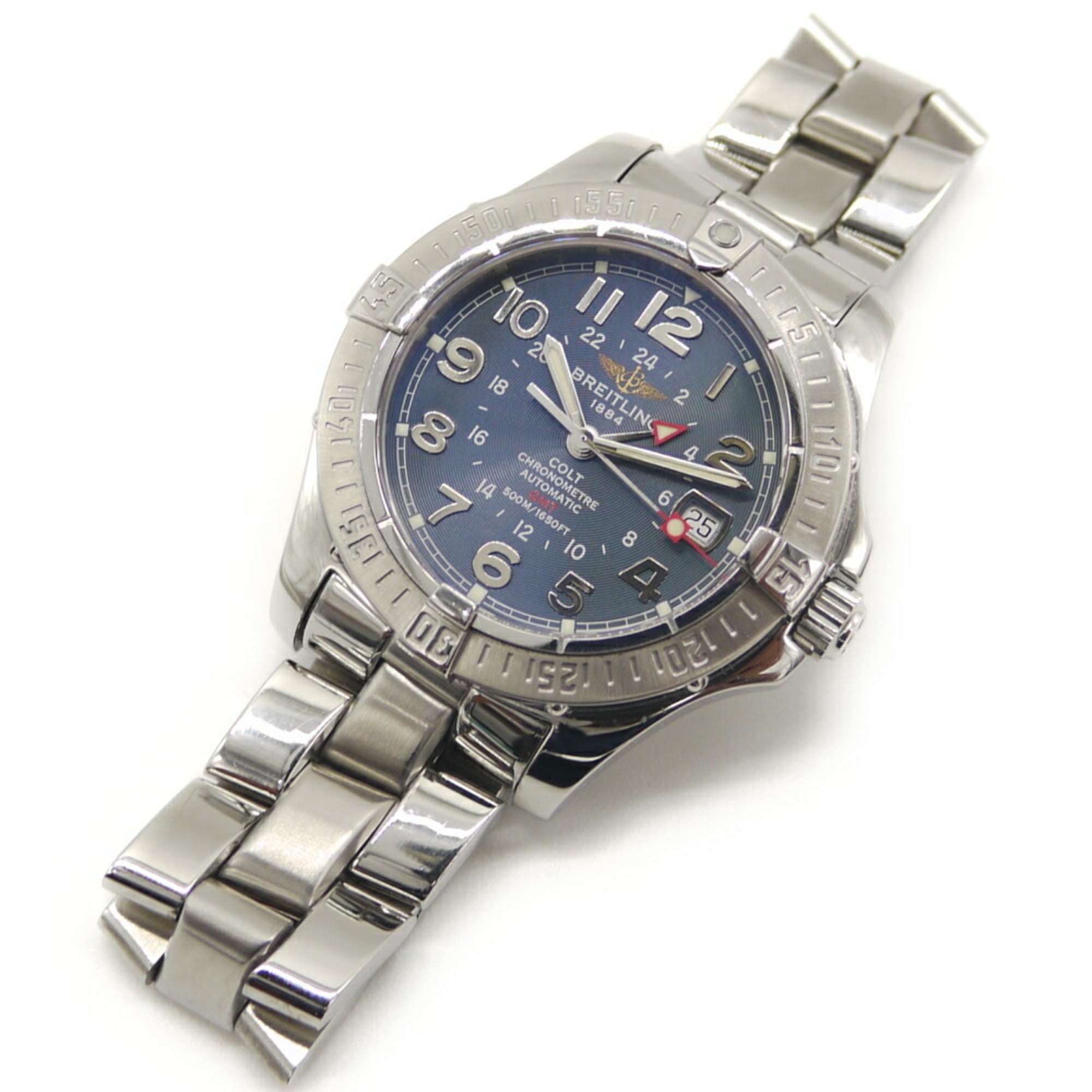 BREITLING Colt GMT A32350 Automatic Chronometer Blue Dial