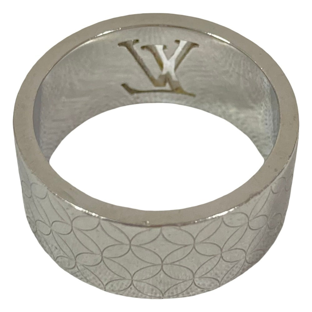 LOUIS VUITTON Louis Vuitton Bague Champs-Élysées Ring M65456 Size L (equivalent) Silver Color Men's — Like New