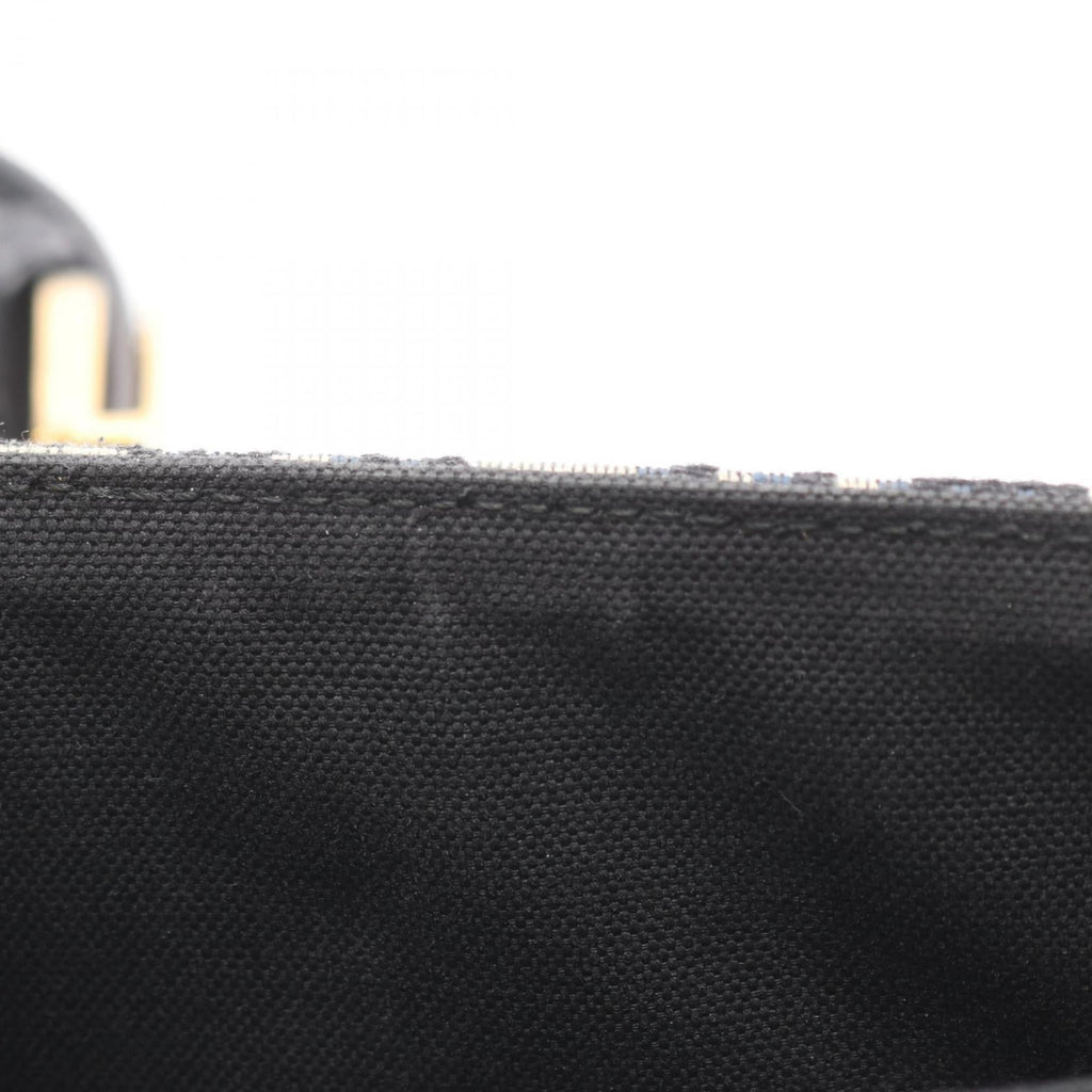 Christian Dior Dior 30 MONTAIGNE Oblique Shoulder Bag, Canvas and Leather, Women's, Beige, Navy, Black