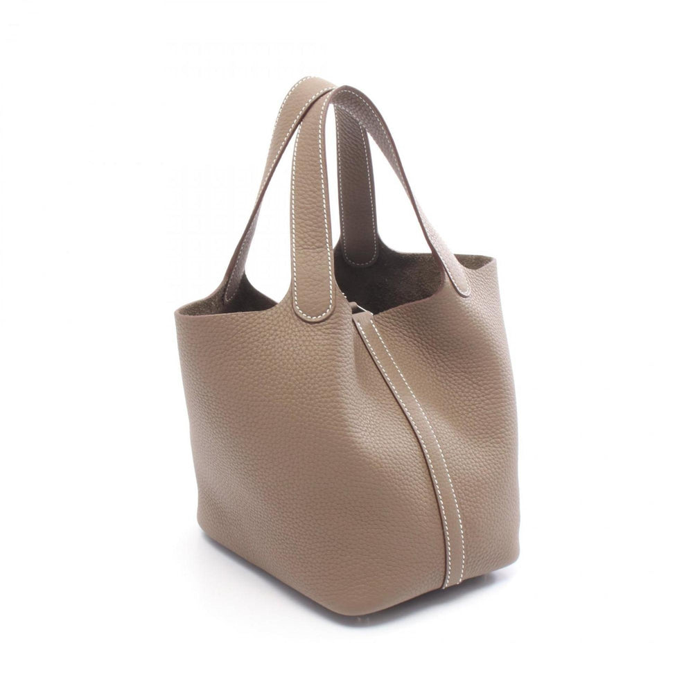 Hermes Hermès Picotin Lock PM handbag in Taurillon Clemence leather, gray for women — New - Store Return