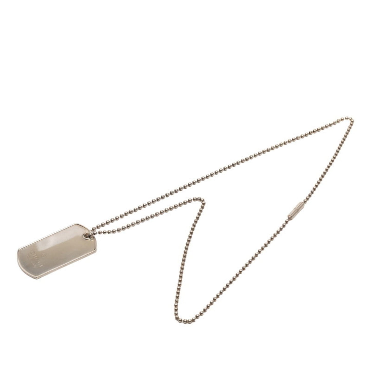 Gucci Dog Tag ID Necklace in SV925 Silver for Men