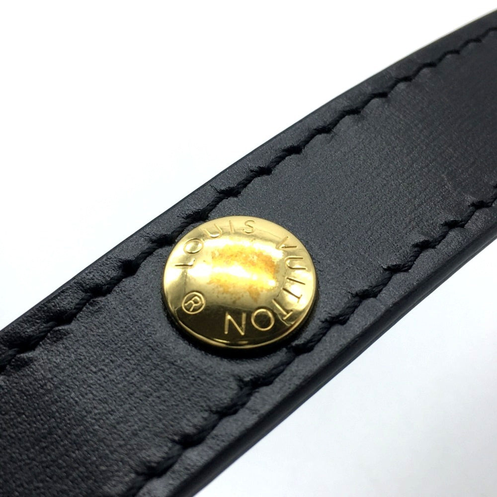 LOUIS VUITTON M55821 LV Lock Chain Dauphine MM Shoulder Bag Calfskin Women's Noir Black G-200910-19 — New - Store Return
