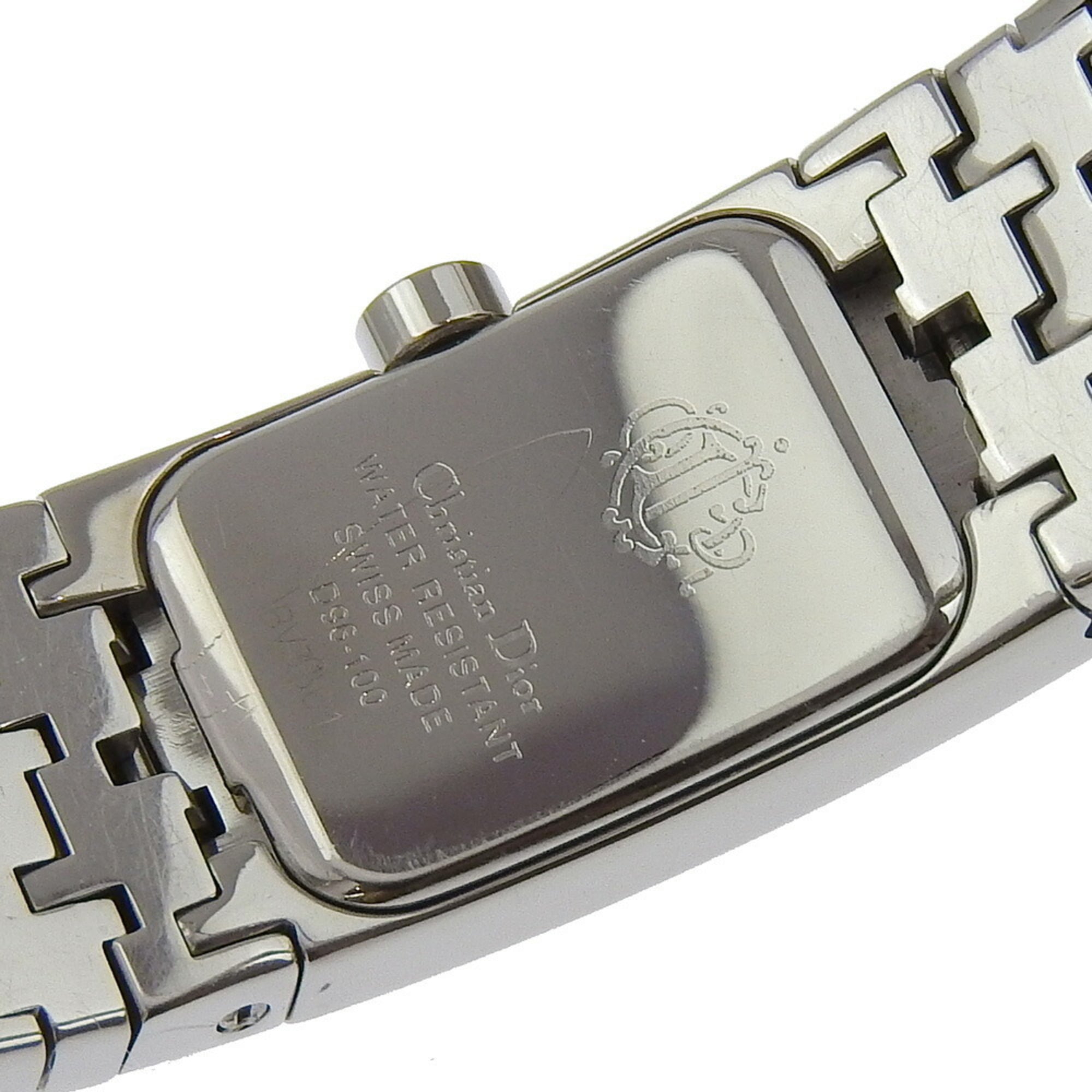 Dior Diophyllic Watch D96-100 Stainless Steel Quartz Analog Display White Dial Ladies — Very Good