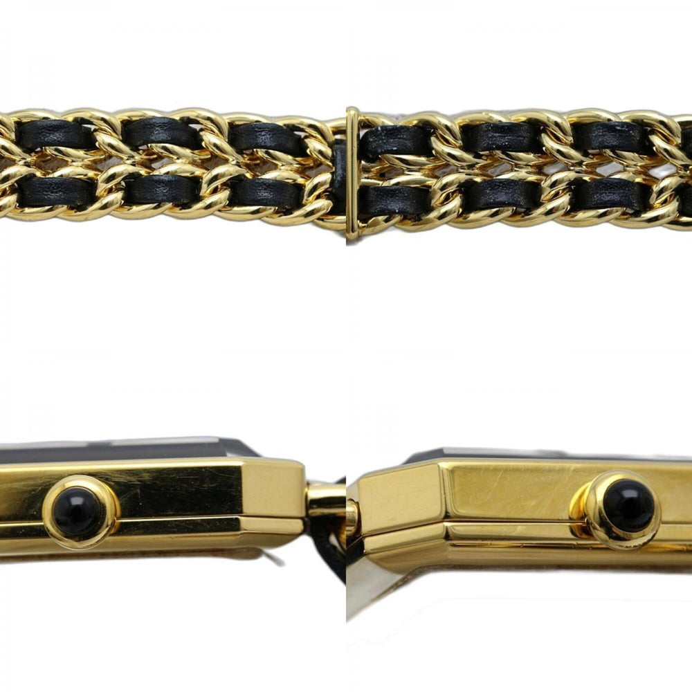 CHANEL Premiere S size H0001 483011001 Women's Watch GP (Gold Plated) x Leather 130517 — Good