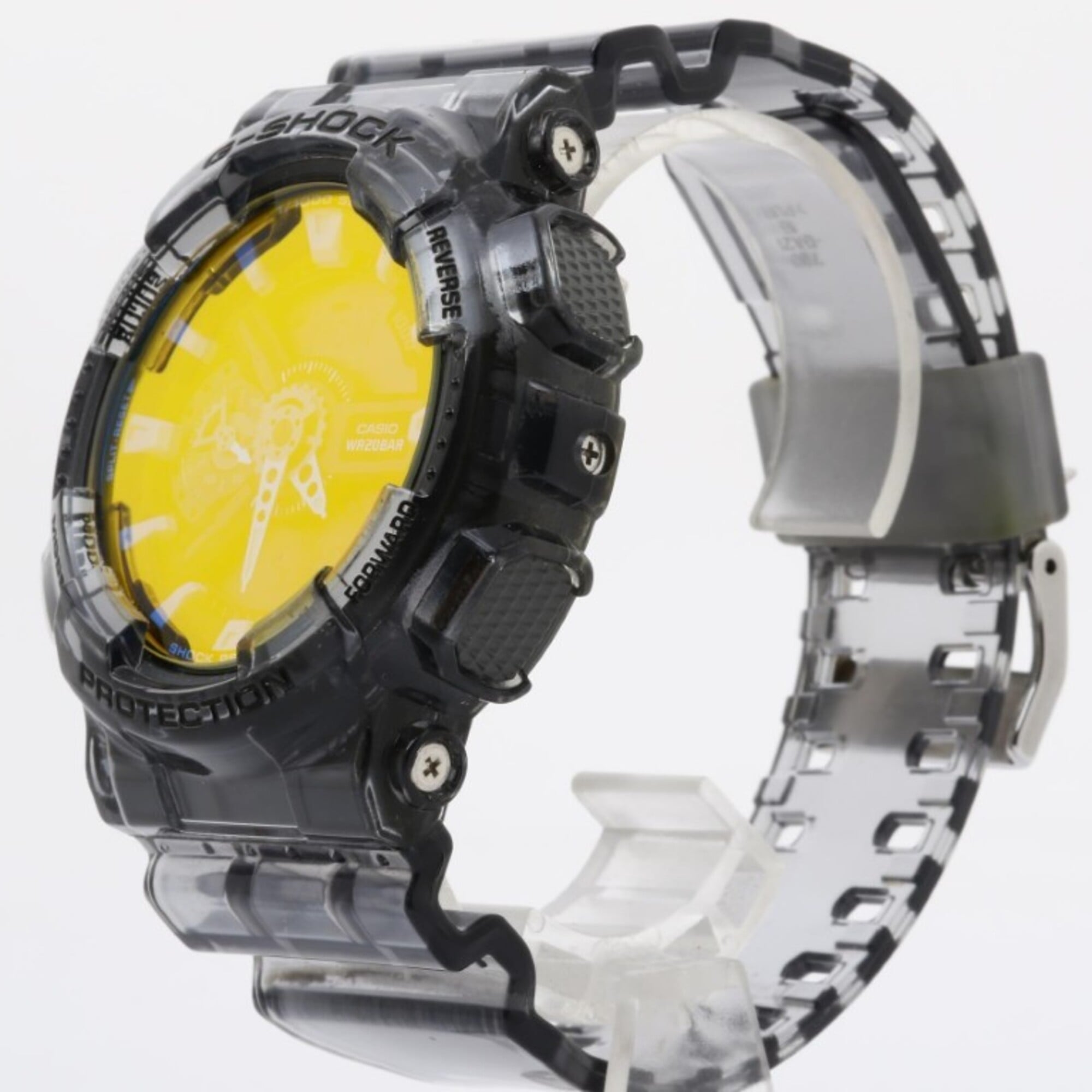 CASIO G-SHOCK ANALOG-DIGITAL 110 SERIES GA-110TLS-8AJF Gradient Clear Black Resin Men's Watch — Good