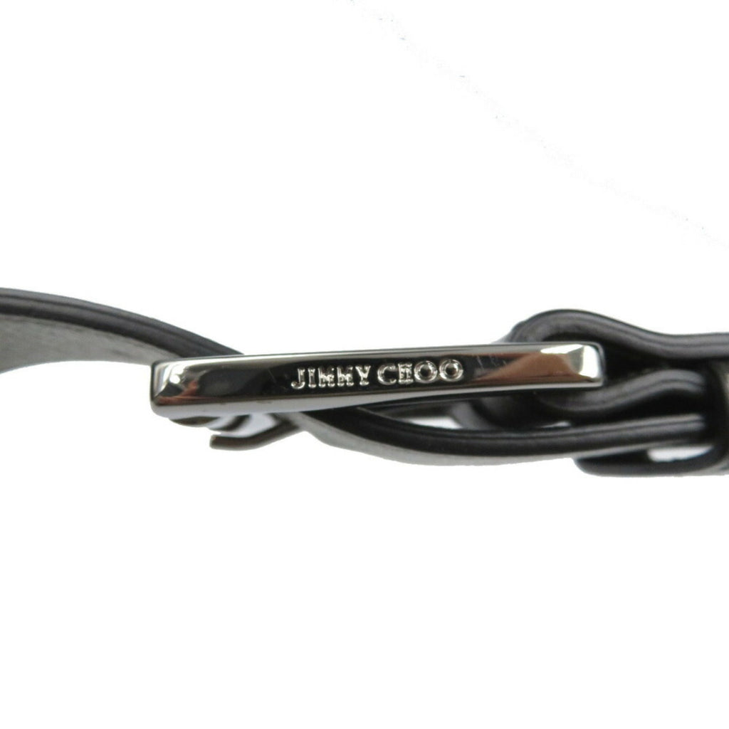 Jimmy Choo Star Studded Leather Metallic Gray Body Bag 0208JIMMY CHOO 5J0208ESI5