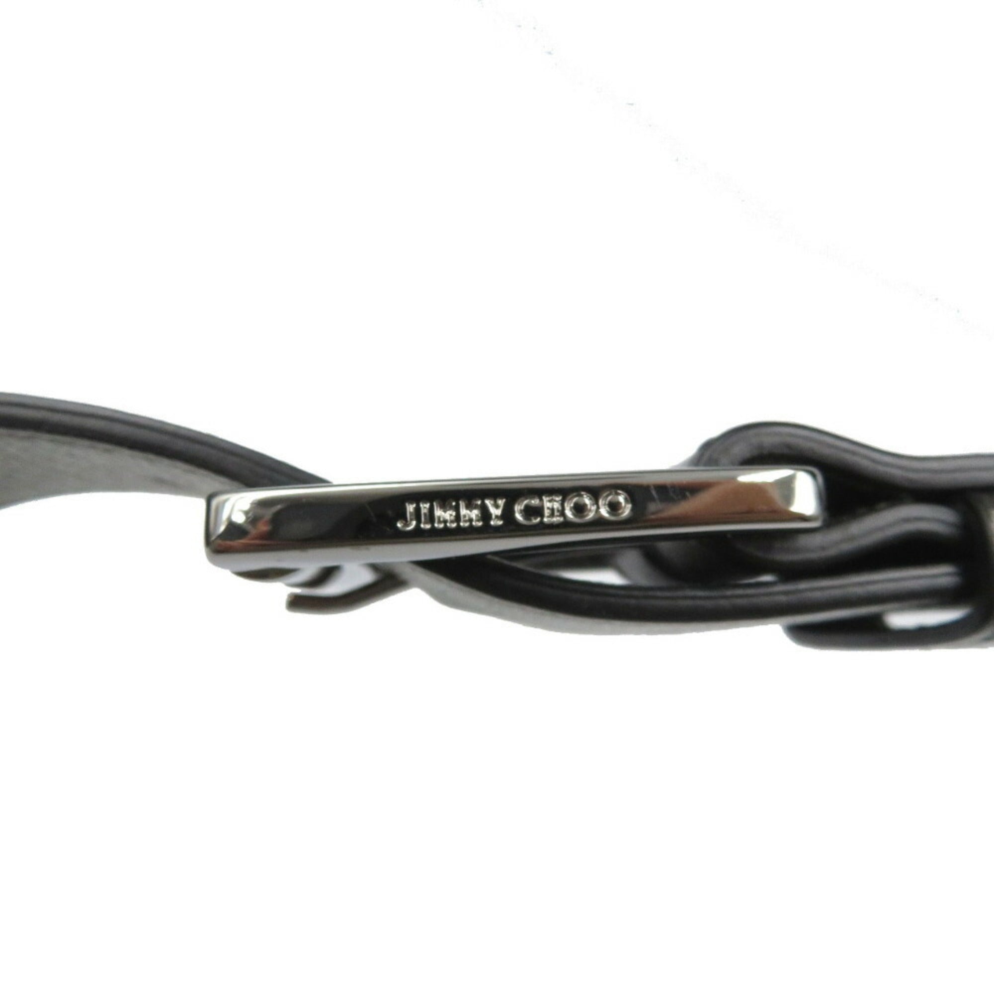 Jimmy Choo Star Studded Leather Metallic Gray Body Bag 0208JIMMY CHOO 5J0208ESI5