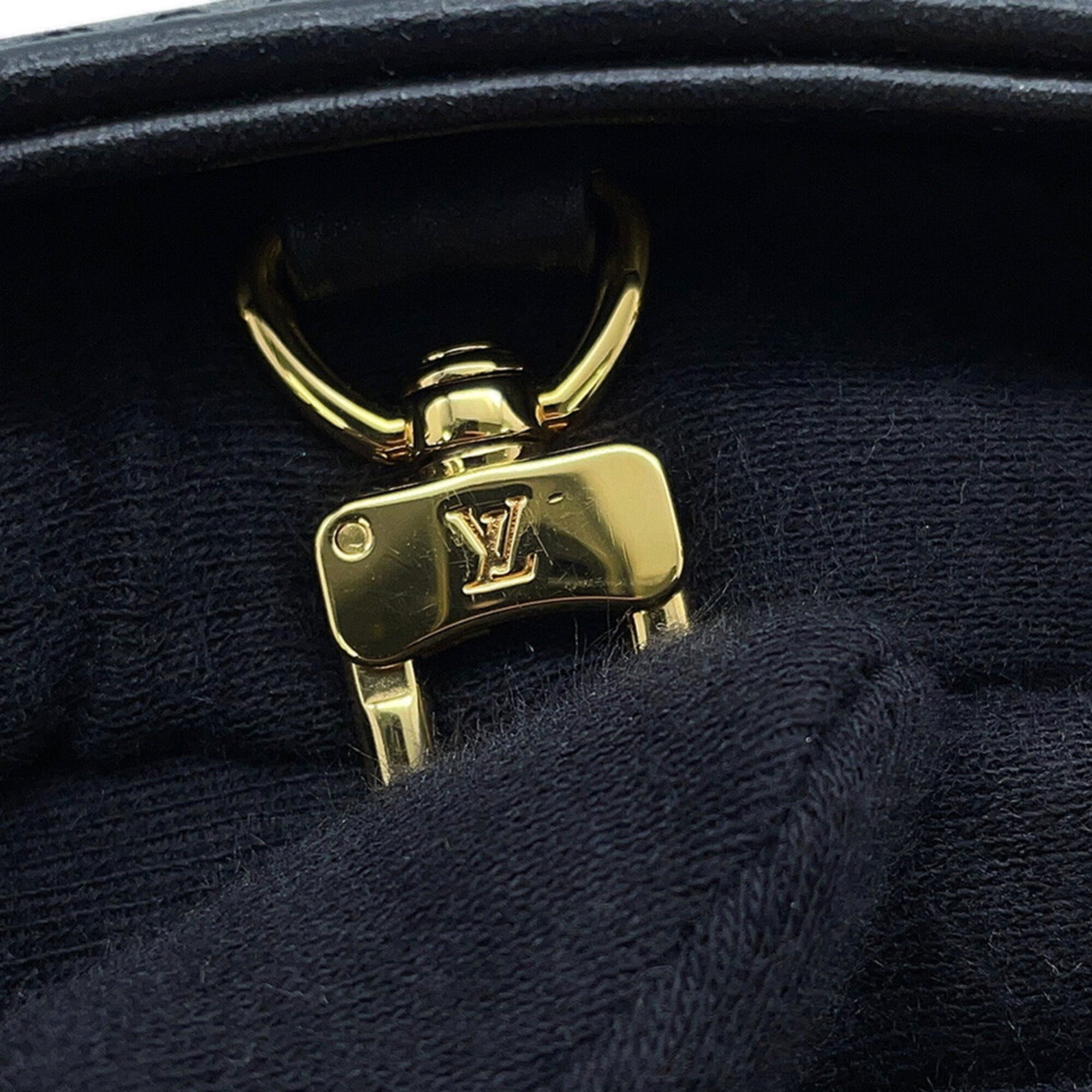 Louis Vuitton Monogram Empreinte Avenue PM Handbag M25577, 2-way Shoulder Bag, Black, for Women, LOUIS VUITTON — Like New