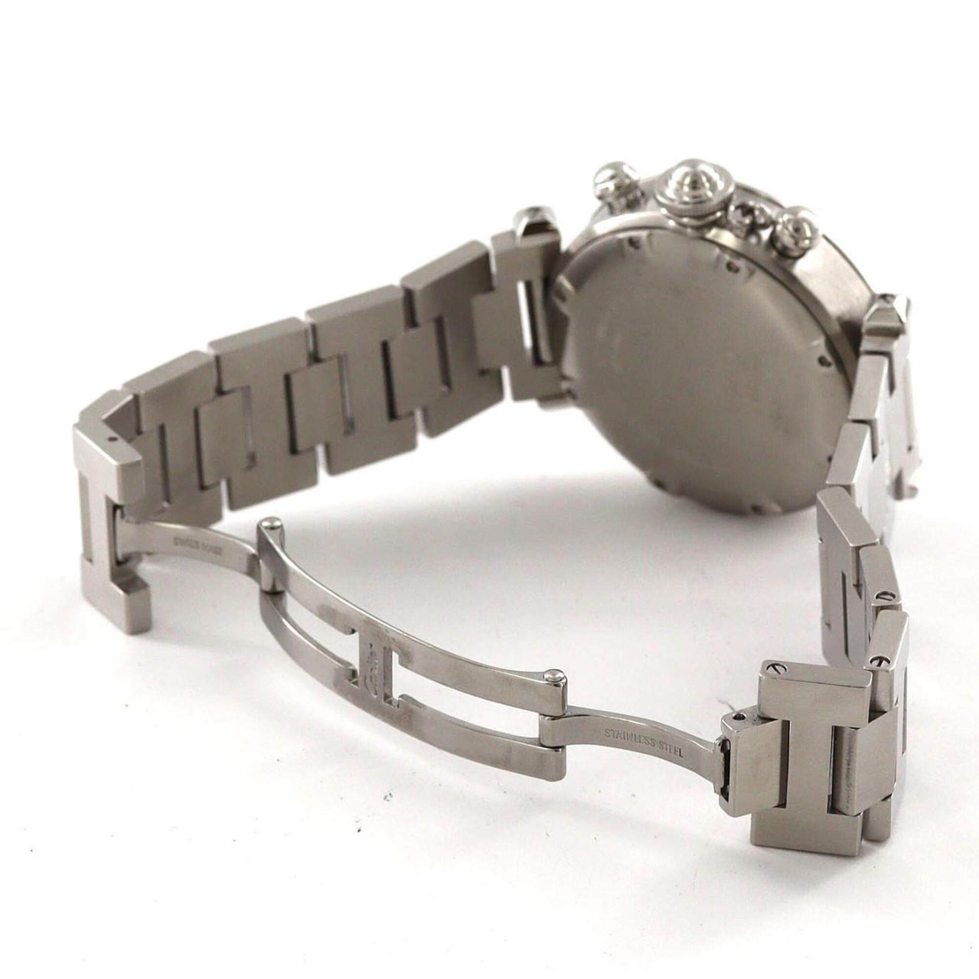 Cartier Pasha C Chronograph W31048M7 Stainless Steel Automatic Watch — Very Good