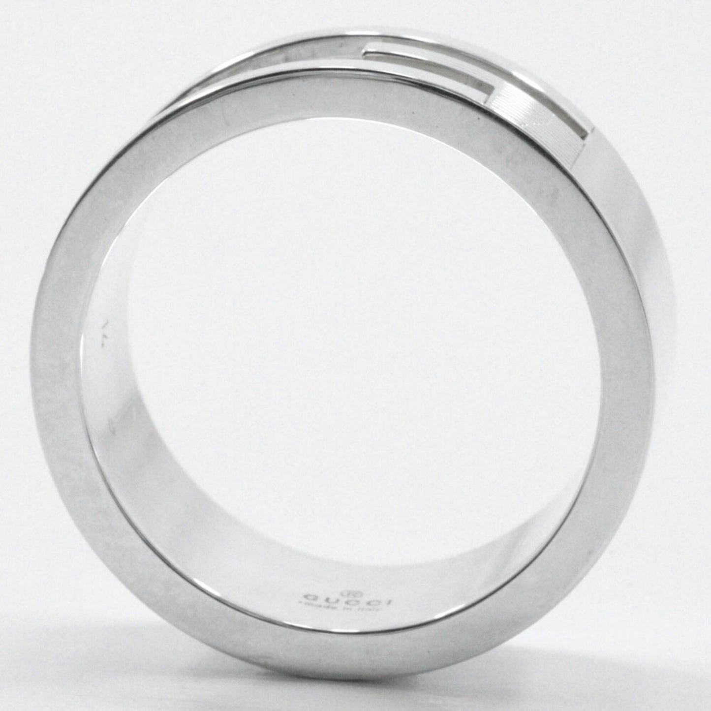 Gucci Branded G Ring, Size 13, 925 Sterling Silver, Approx. 7.9g, Women's, I213023109