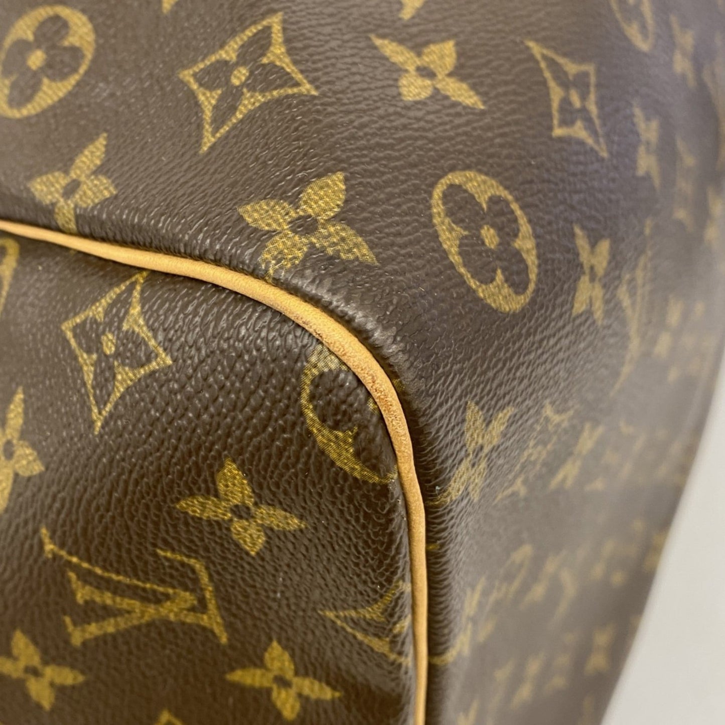 Louis Vuitton Monogram Keepall 60 Boston Bag M41422 Brown Men's/Women's