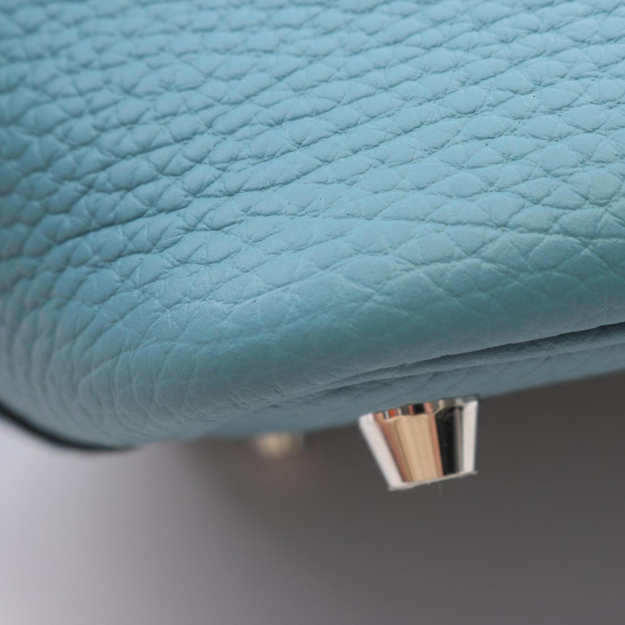 Hermes Picotin Lock PM New Blue Jean Handbag, Taurillon Clemence Leather, Women's — New - Store Return