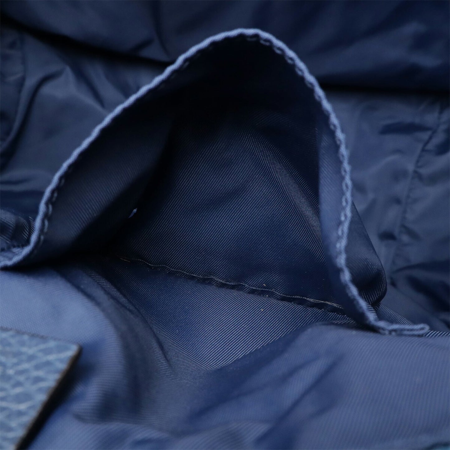 GUCCI GG nylon backpack, rucksack, daypack, leather, navy blue, 510336