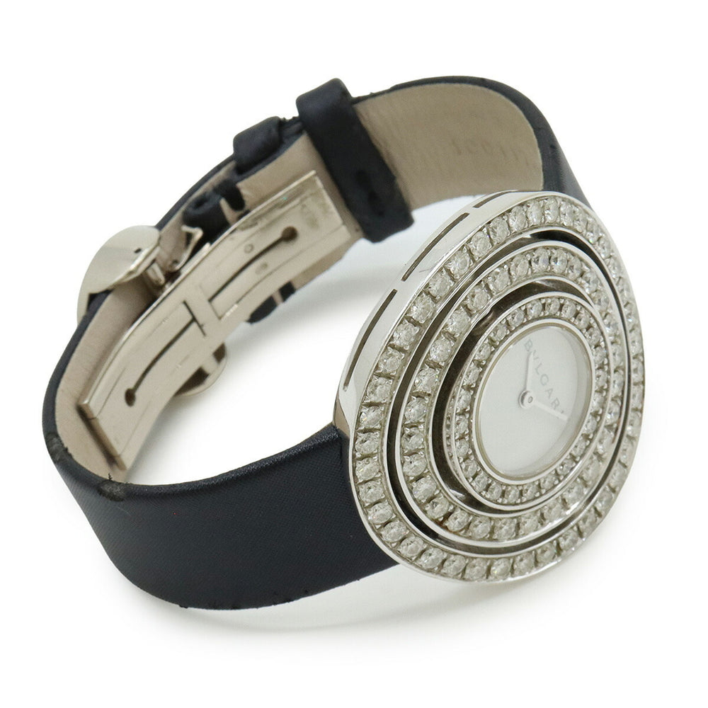 BVLGARI Astrale Cerchi White Dial Diamond Bezel Women's Quartz Watch AEW36G — Good
