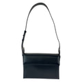Salvatore Ferragamo Vara black leather shoulder bag with silver hardware, AF-21 9226, for women