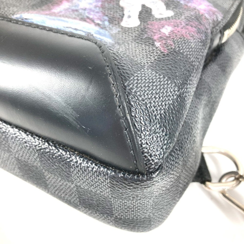 LOUIS VUITTON N41719 Damier Graphite Avenue Sling Bag, Shoulder Body Canvas, Men's, Black