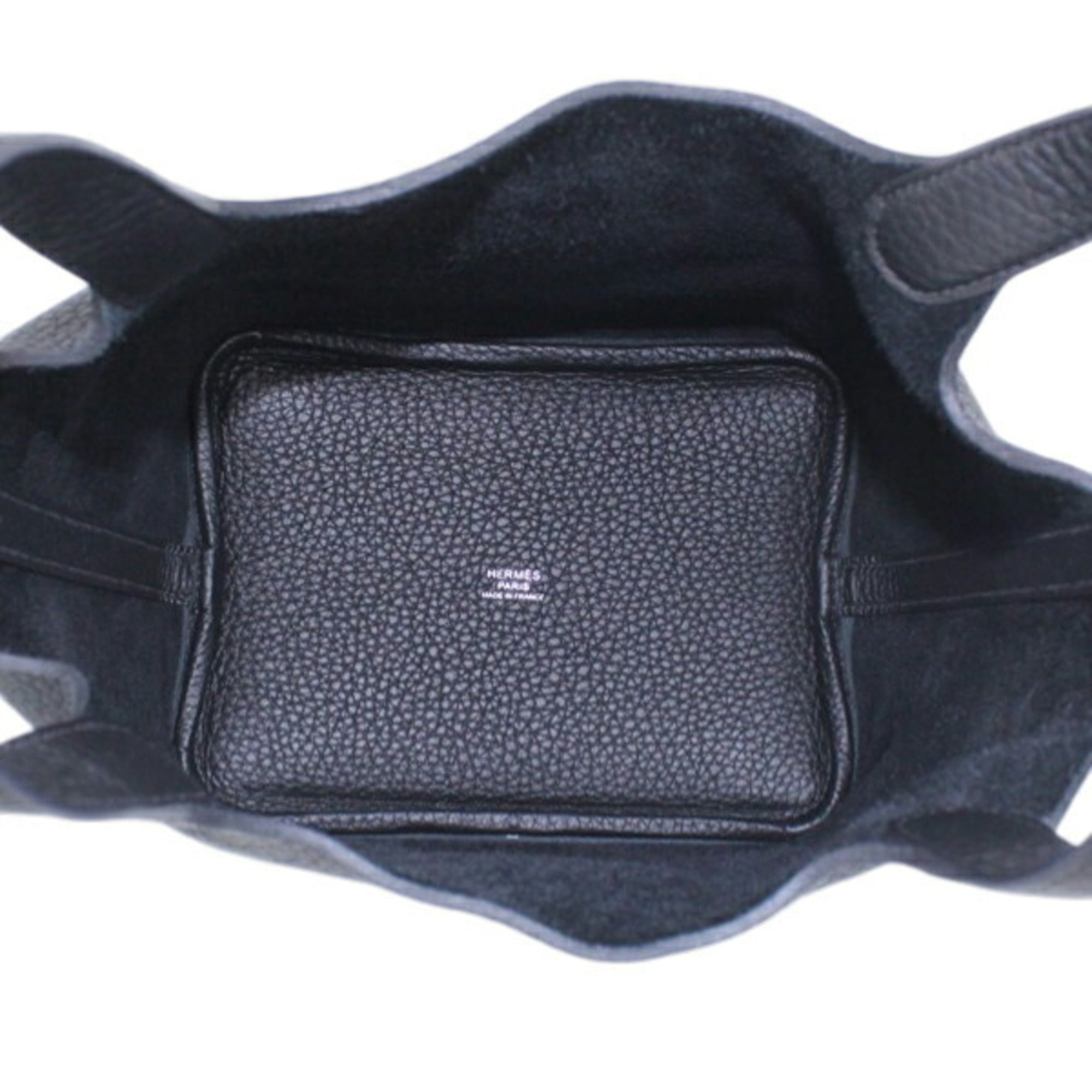 Hermes Picotin Lock PM 18 Handbag, Black, Taurillon Clemence Leather, HERMES Tote Bag, Women's T6165 — Like New