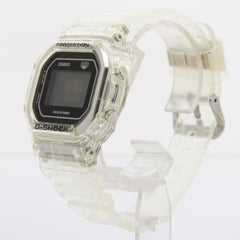 CASIO G-SHOCK DIGITAL 5000 SERIES 40th Anniversary CLEAR REMIX DW-5040RX-7JR Black Clear Stainless Steel/Resin Men's Digital Watch — Like New