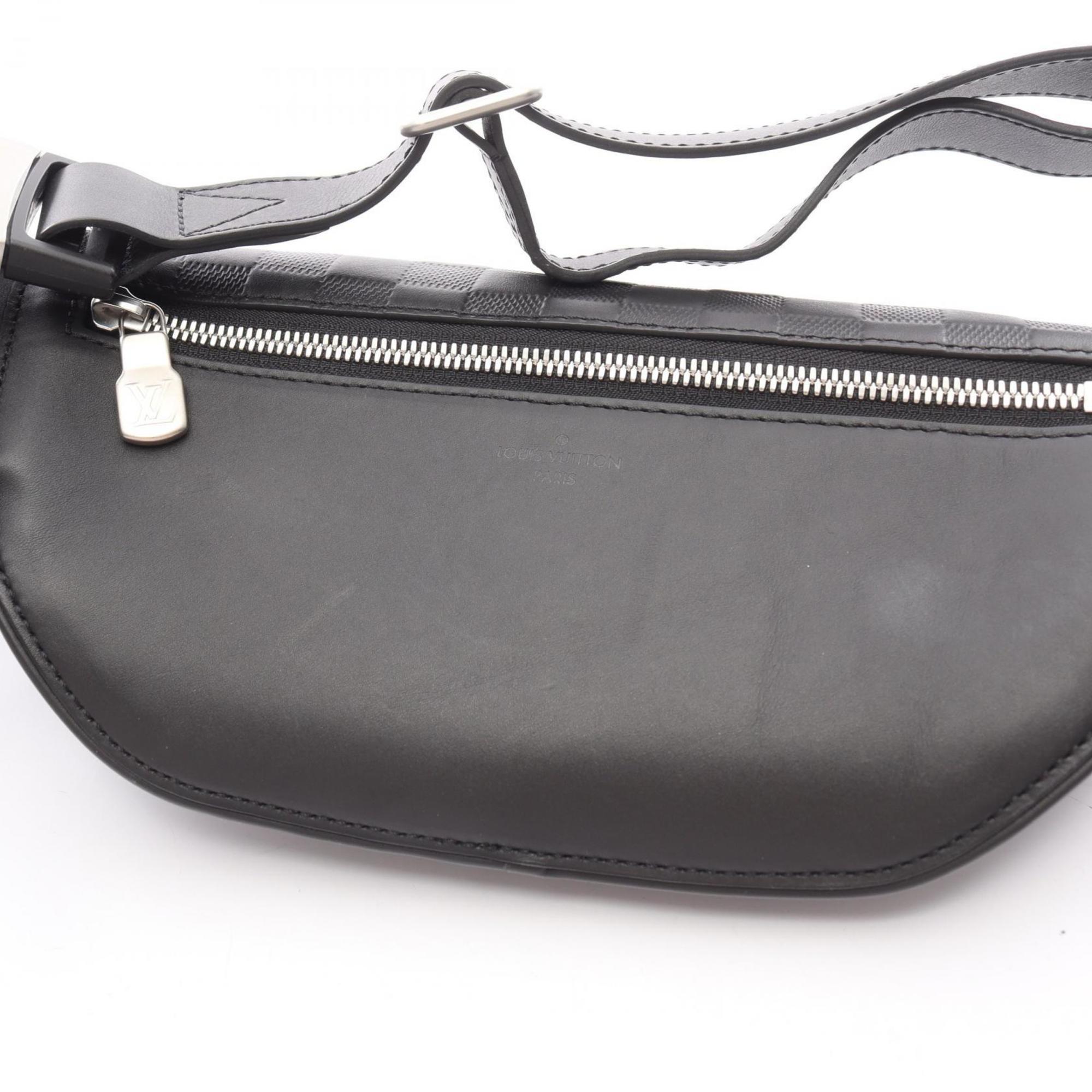 Louis Vuitton Men's Damier Infini Leather Bum Bag, Waist Body Black, N40298