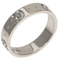 Gucci Icon #8 Ring, 18K White Gold, Women's (GUCCI) — Like New