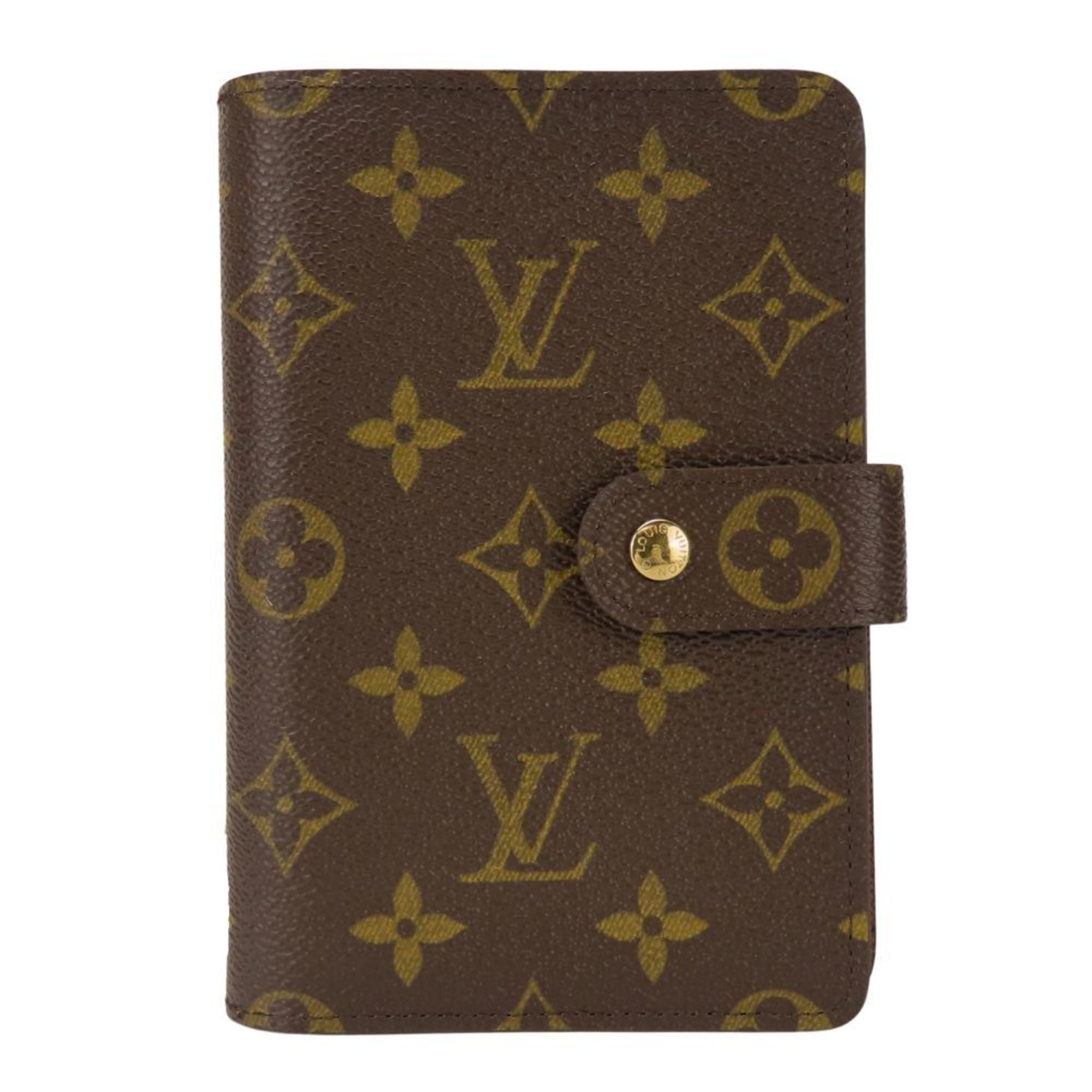 Louis Vuitton Bi-fold Wallet Porte Papier M61207 Monogram Brown Available Accessories Women's LOUIS VUITTON