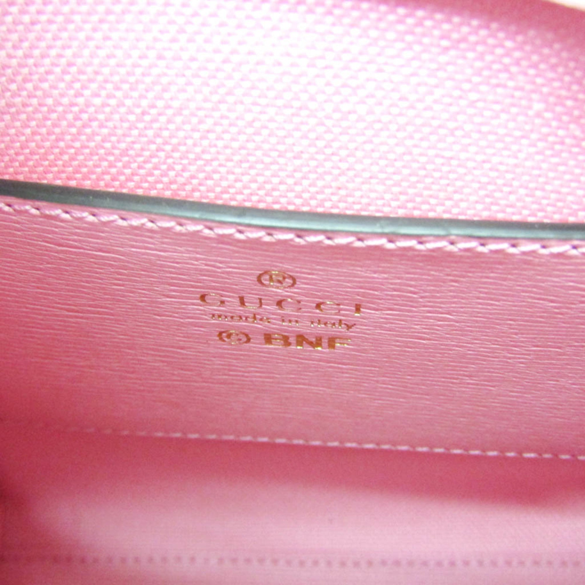 Gucci GUCCI X Bananya Metal Bananya 671623 Women's Leather Handbag,Shoulder Bag Pink — Like New