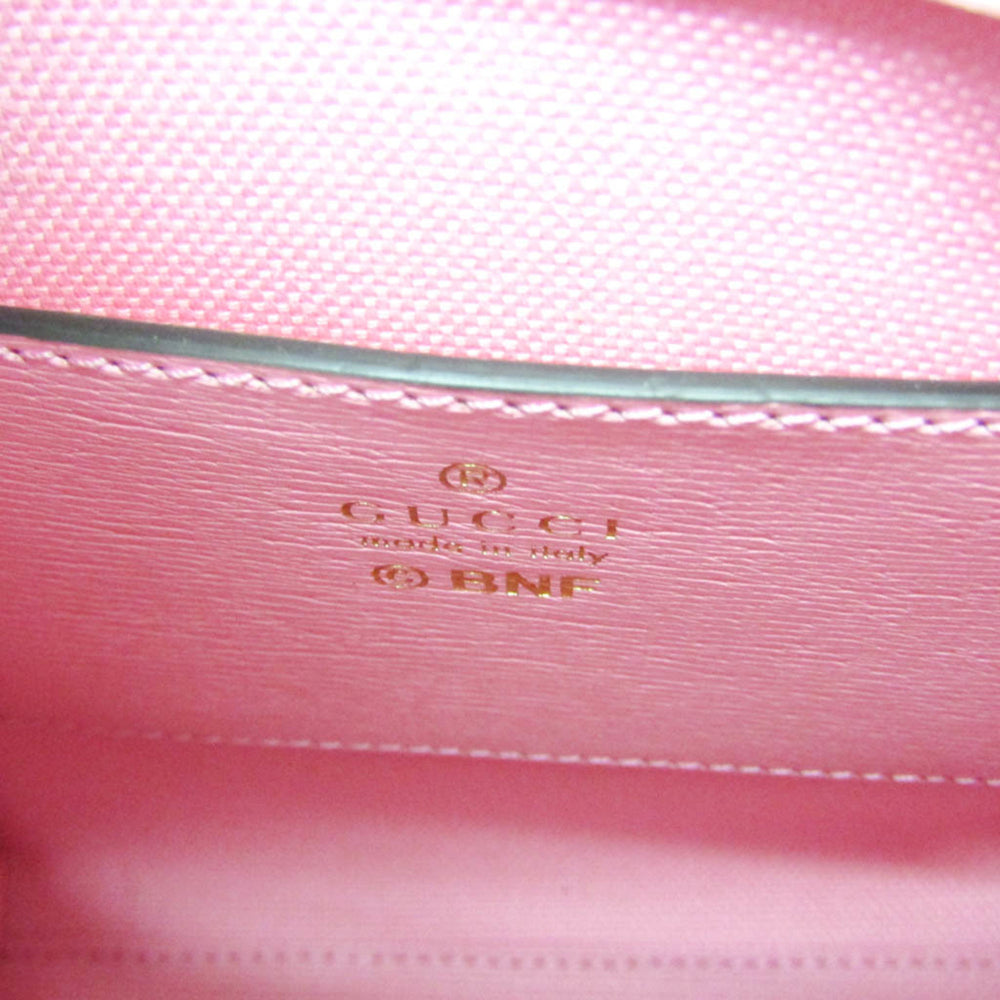 Gucci GUCCI X Bananya Metal Bananya 671623 Women's Leather Handbag,Shoulder Bag Pink — Like New